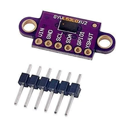 VL53L0X Laser Time of Flight Range Finder Distance Sensor